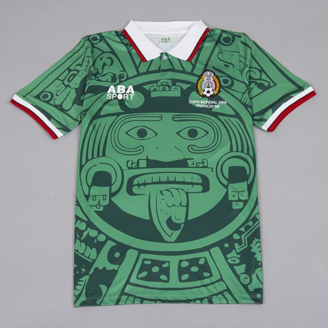 Shirt Front, Mexico 1998 Home Short-Sleeve