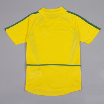 Shirt Back Blank, Brazil 2002 Home World Cup Short-Sleeve Kit