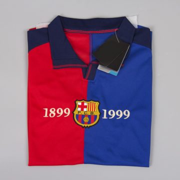 Shirt Front Alternate, Barcelona 1999-2000 Home Short-Sleeve Centenary
