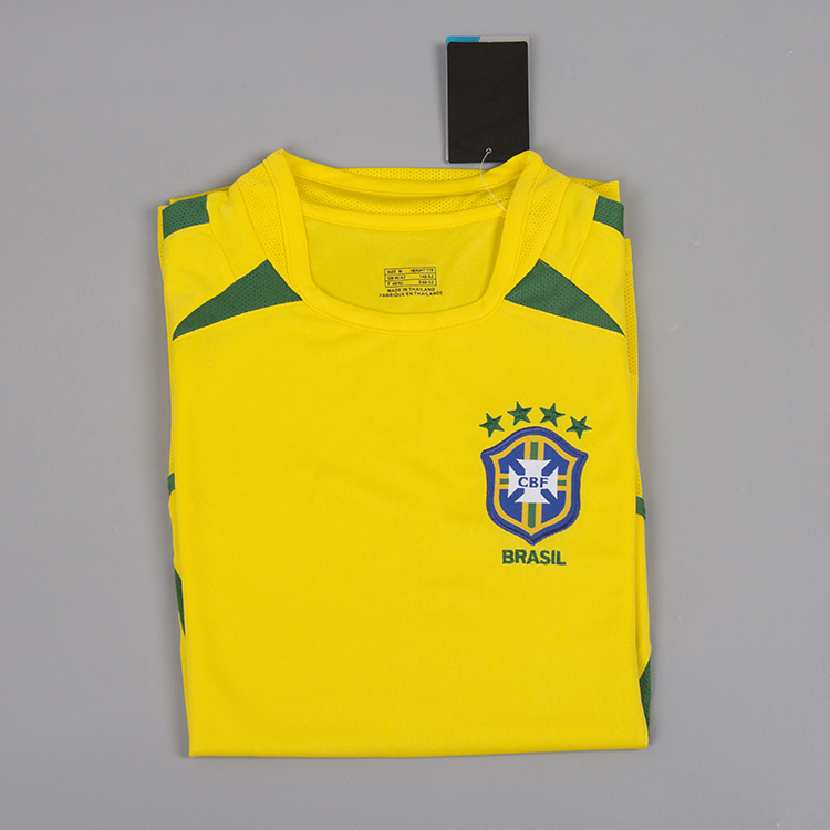 Retro Brazil 2002 World Cup Home Kit – Theftblkits