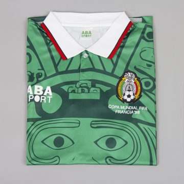 Shirt Front Alternate, Mexico 1998 Home Short-Sleeve