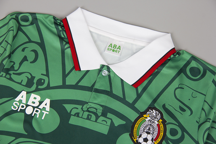ABA Sport Mexico 1998 Cuauhtémoc Blanco #11 Green Retro Jersey Size  M 