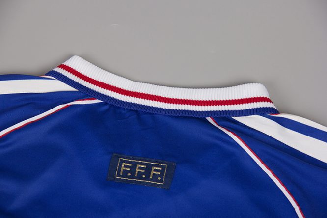 France 1998 Home Short Sleeve Maillot Retro Jersey [Free Shipping]