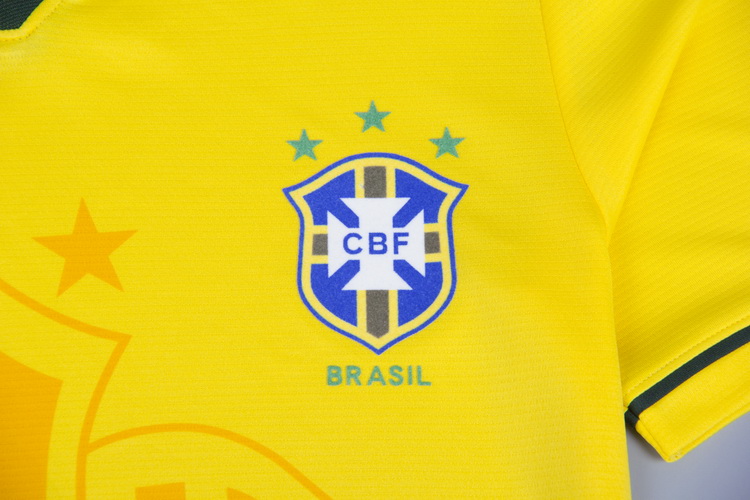 Bebeto #7 Brazil World Cup 1994 Home Football Nameset for shirt 