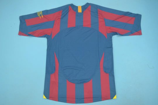 Shirt Back Blank, Barcelona 2005-2006 Champions League Final
