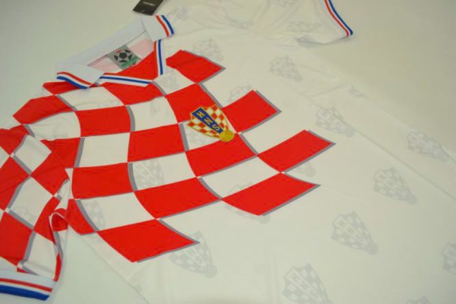 Shirt Front Alternate, Croatia 1998 World Cup Home