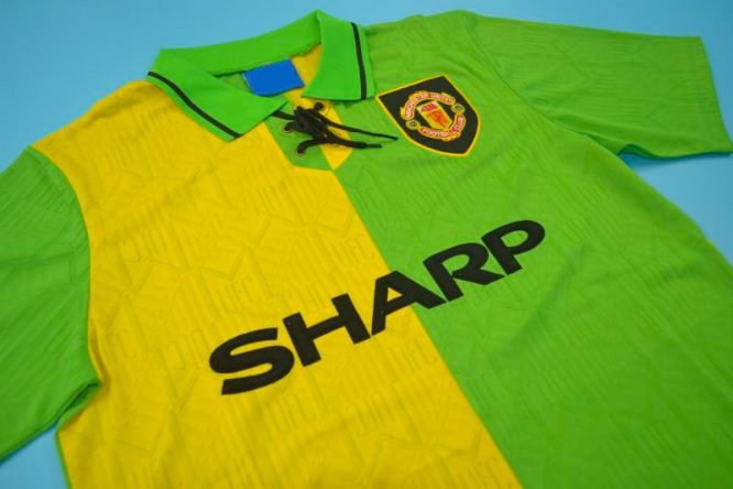 manchester united 1992 away shirt replica