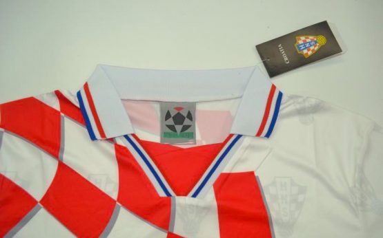 Shirt Collar Front, Croatia 1998 World Cup Home