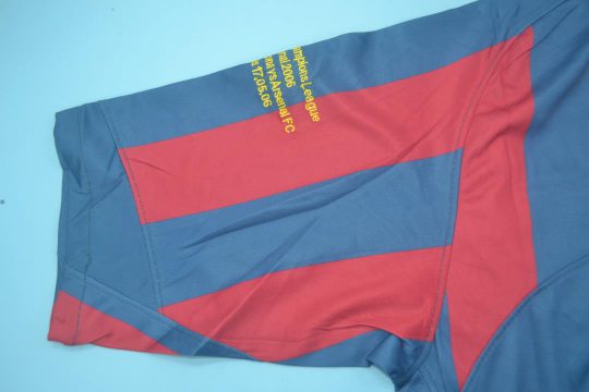 Shirt Sleeve, Barcelona 2005-2006 Champions League Final
