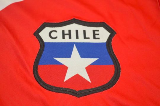 Shirt Chile Emblem, Chile 1998 World Cup Home