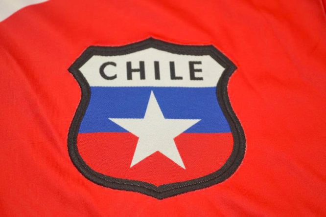 Shirt Chile Emblem, Chile 1998 World Cup Home