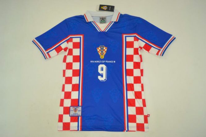 Suker Front Nameset, Croatia 1998 Away