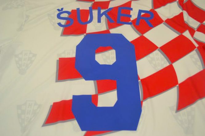 Suker Nameset Alternate, Croatia 1998 World Cup Home