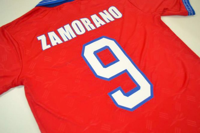 Zamorano Nameset Alternate, Chile 1998 World Cup Home