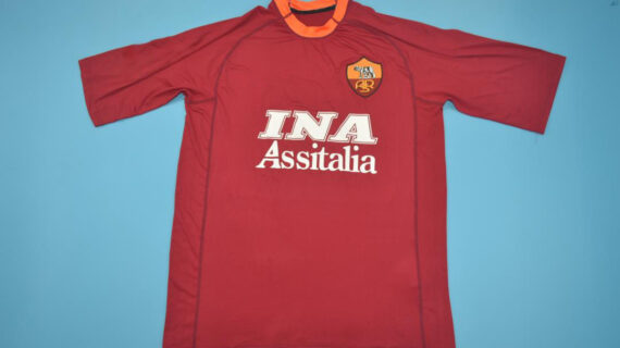 Shirt Front, AS Roma 2000-01 Short-Sleeve Home Kit