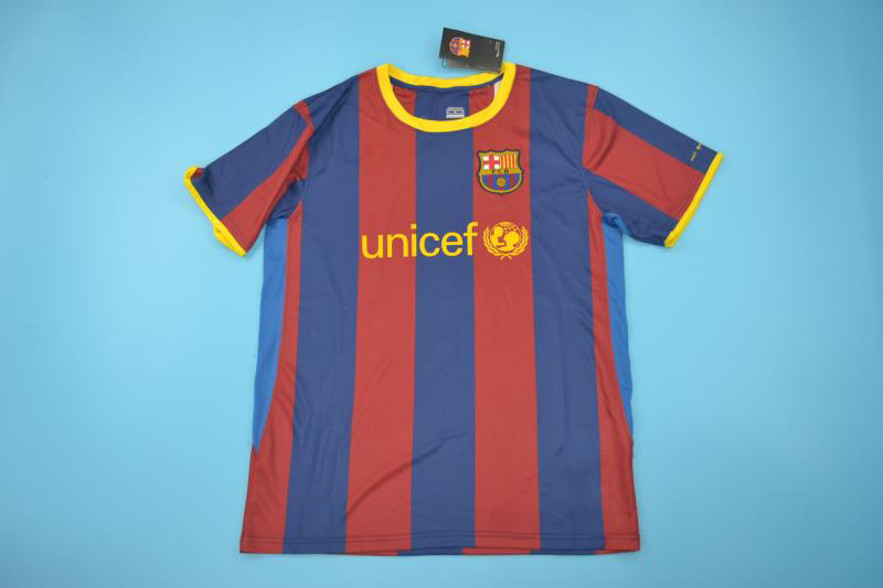 Barcelona 2010-2011 Home Short-Sleeve 