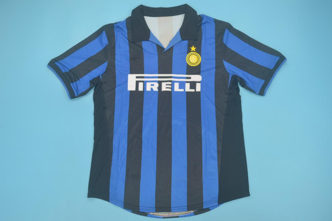 Inter Milan 1998 1999 Home Retro Soccer Jersey Vintage Shirt Football
