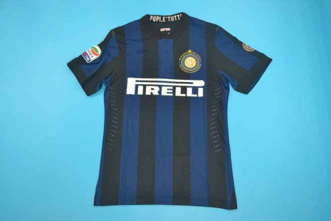 Shirt Front, Inter Milan 2013-2014 Zanetti Retirement