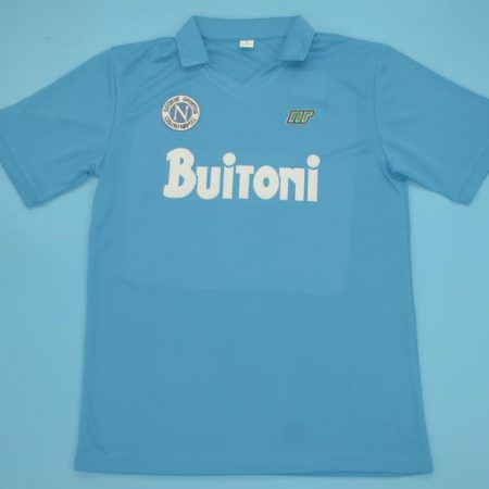 Shirt Front, Napoli 1986-1987 Home Short-Sleeve