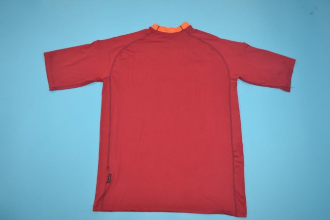 Shirt Back Blank, AS Roma 2000-01 Short-Sleeve Home Kit