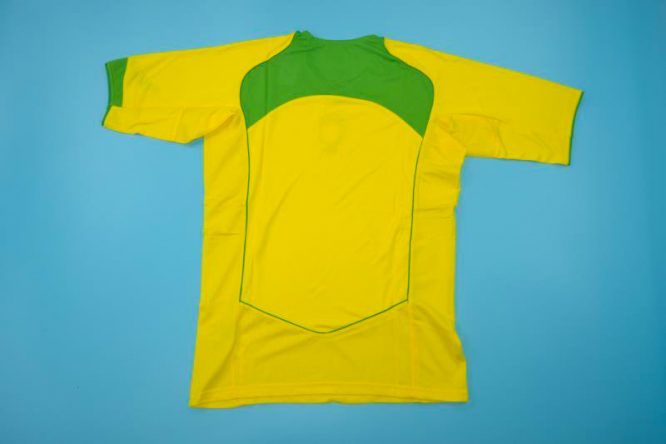 Shirt Back Blank, Brazil 2004 Home Copa America Short-Sleeve