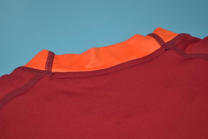 Shirt Collar Back, AS Roma 2000-01 Short-Sleeve Home Kit