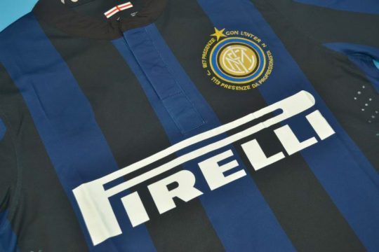 Shirt Front Alternate, Inter Milan 2013-2014 Zanetti Retirement