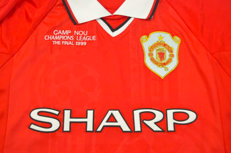 jersey manchester united 1999