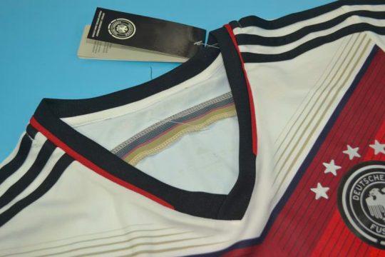Shirt Collar Front, Germany 2014 World Cup Home