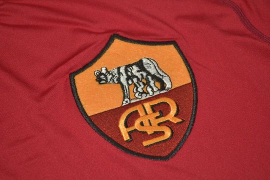 Shirt Roma Emblem, AS Roma 2000-01 Short-Sleeve Home Kit