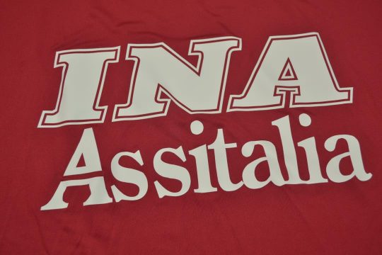 Shirt ASN Assitalia Logo, AS Roma 2000-01 Short-Sleeve Home Kit