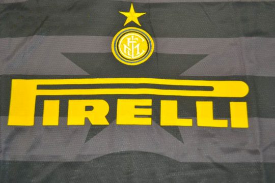 Shirt Front Closeup, Inter Milan 1997-1998 Third Long-Sleeve
