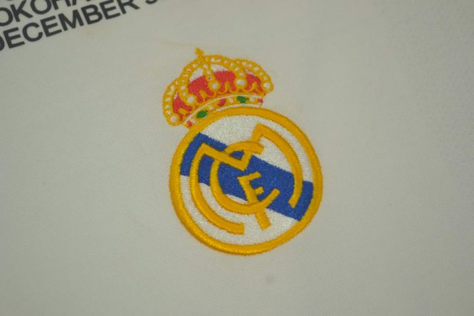 Shirt Real Madrid Emblem, Real Madrid 2002 Intercontinental Cup