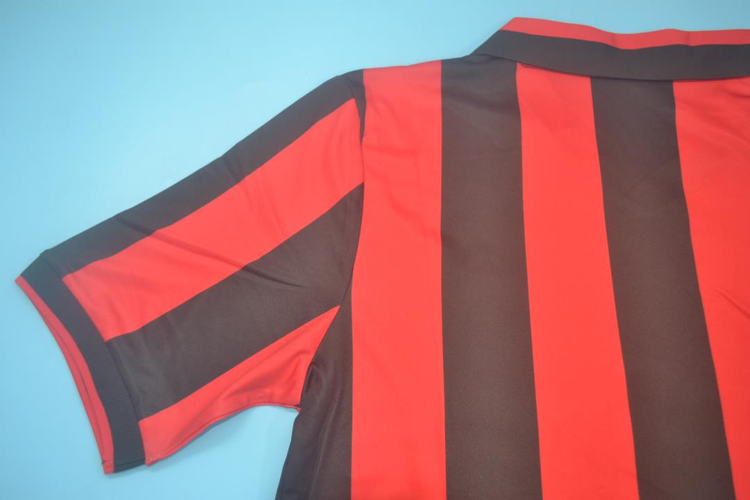 AC Milan 1990-91 UCL Home Short-Sleeve Shirt [Free Shipping]