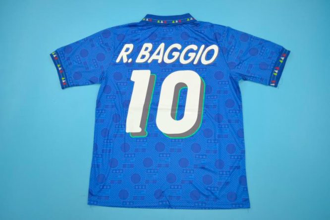 Baggio Nameset, Italy 1994 Home Short-Sleeve