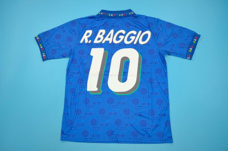 Original Italy Home Jersey 1994 #10 of Roberto Baggio - S –  RetrOriginalFootball