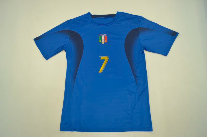 DEL PIERO PIRLO TOTTI ITALY HOME RETRO SHIRT WORLD CUP 2006 Sizes S M L XL 