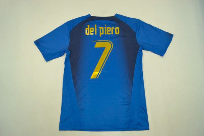 Del Piero Nameset, Italy 2006 Home Short-Sleeve