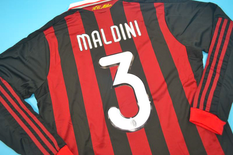 ac milan long sleeve jersey