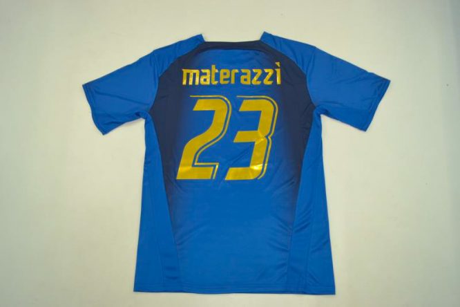 Materazzi Nameset, Italy 2006 Home Short-Sleeve