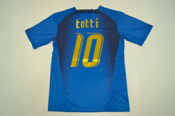 Totti Nameset, Italy 2006 Home Short-Sleeve
