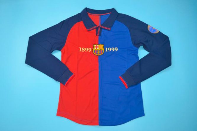Shirt Front, Barcelona 1999-00 Long-Sleeve