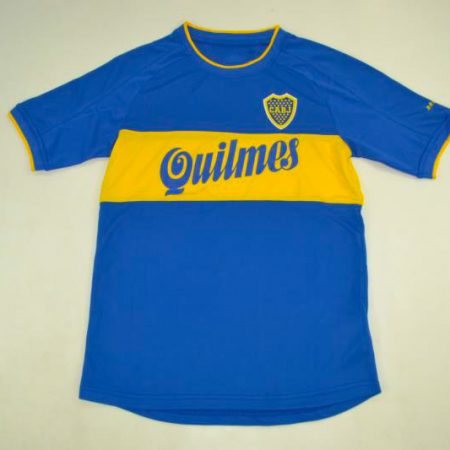 Shirt Front, Boca Juniors 1999-2000 Home Short-Sleeve