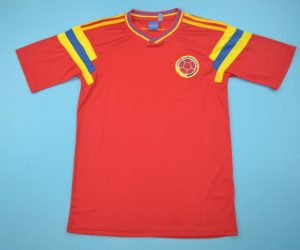 Shirt Front, Colombia 1990 Away Short-Sleeve Kit