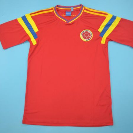Send Worldwide !!! Colombia Home Retro World Cup 1990 -