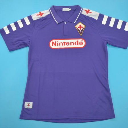 Shirt Front, Fiorentina 1998-1999 Short-Sleeve
