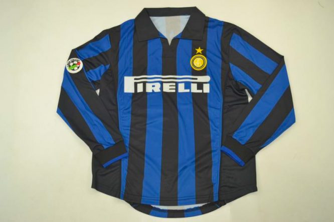 Shirt Front, Inter Milan 1998-1999 Home Long-Sleeve