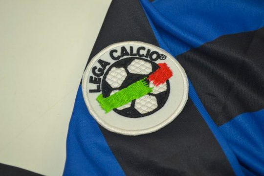 Shirt Lega Calcio Patch, Inter Milan 1998-1999 Home Long-Sleeve