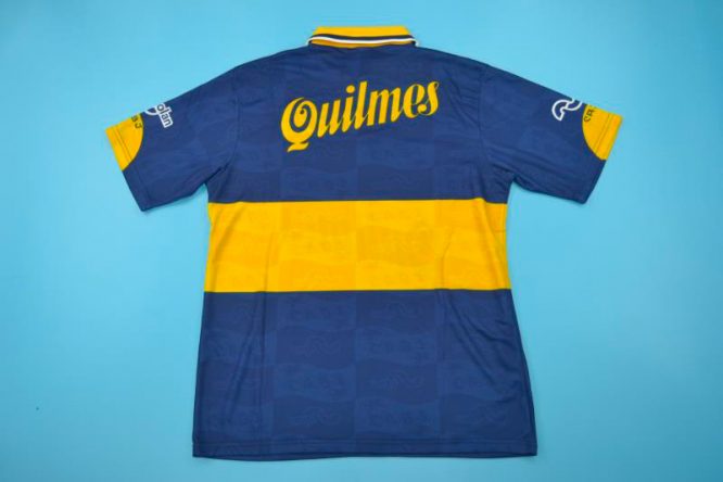 Shirt Back Blank, Boca Juniors 1995 Home Short-Sleeve
