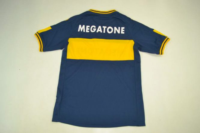 Shirt Back Blank, Boca Juniors 2007 Home Short-Sleeve